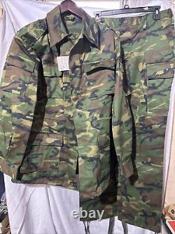 NEW Kazakhstan Army Uniform Set Patched Foreign Camo Shirt & Pants withinsignia