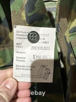 NEW Kazakhstan Army Uniform Set Patched Foreign Camo Shirt & Pants withinsignia