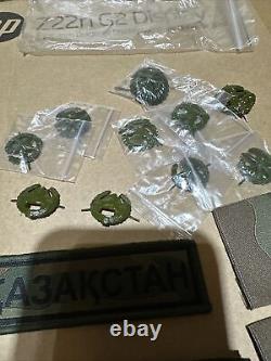 NEW Kazakhstan Army Uniform Set Patched Foreign Camo Shirt & Pants withinsignia