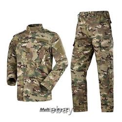 Navy Blue Army Uniform Camouflage Combat Tactical Military Work Uniform