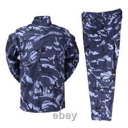Navy Blue Army Uniform Camouflage Combat Tactical Military Work Uniform
