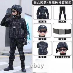 New Children's Special Forces Combat Uniform, New Camouflage Training Suits