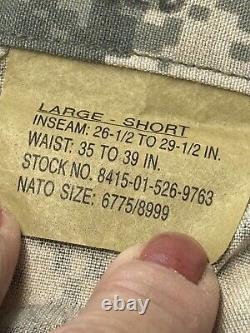 New SET Army Aircrew A2CU Combat Coat OCP Med R Coat & Lg Short Pants Digi Camo