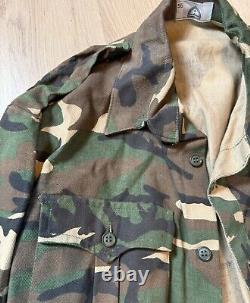 ORIGINAL Saddam Iraq Woodland Camo Tunic Trousers Belt SET Uniform Provenance