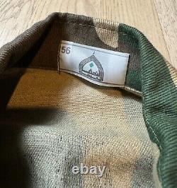 ORIGINAL Saddam Iraq Woodland Camo Tunic Trousers Belt SET Uniform Provenance