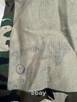 ORIGINAL Saddam Iraq Woodland Camo Tunic Trousers Belt SET Uniform Provenance