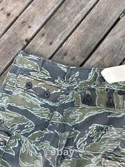 Original ARVN Vietnam War Tiger Stripes Camo Jacket & Pants Set Stamped US SMALL