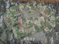 Original China Army Military Type 21 Camouflage Frog Style Training Suit Set