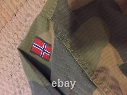 Original Norwegian Army M04 Camouflage Combat Trousers Pants Shirt Set