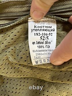 Original Russian Army BARS Border Guard Fleeced Suit Jacket Pants FSB EMR L 52-5