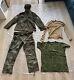 Original Russian Army Soldier Set Uniform Military? Amo Jacket Pants Cap 2 Patch