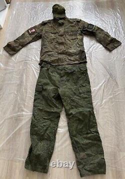 Original Russian Army Soldier Set Uniform Military? Amo Jacket Pants Cap 2 Patch