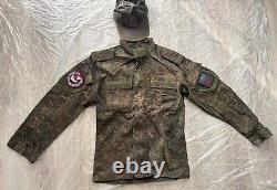 Original Russian Army Soldier Set Uniform Military? Amo Jacket Pants Cap 2 Patch