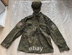 Original Russian Army Soldier Set Uniform Military? Amo Jacket Pants Cap 2 Patch