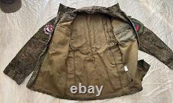 Original Russian Army Soldier Set Uniform Military? Amo Jacket Pants Cap 2 Patch