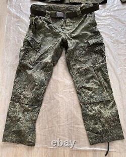 Original Russian Army Soldier Set Uniform Military? Amo Jacket Pants Cap 2 Patch