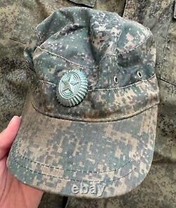 Original Russian Army Soldier Set Uniform Military? Amo Jacket Pants Cap 2 Patch