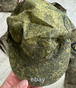 Original Russian Army Soldier Set Uniform Military? Amo Jacket Pants Cap 2 Patch