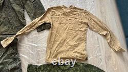 Original Russian Army Soldier Set Uniform Military? Amo Jacket Pants Cap 2 Patch