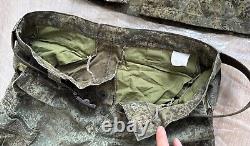 Original Russian Army Soldier Set Uniform Military? Amo Jacket Pants Cap 2 Patch
