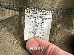Original Russian Army Soldier Set Uniform Military? Amo Jacket Pants Cap 2 Patch