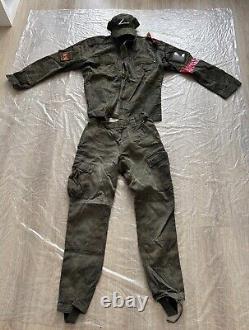 Original Russian Army Soldier Set Uniform Military? Amo Jacket Pants Cap 3 Patch