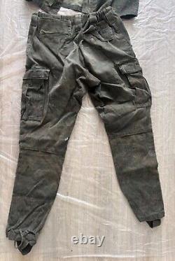 Original Russian Army Soldier Set Uniform Military? Amo Jacket Pants Cap 3 Patch