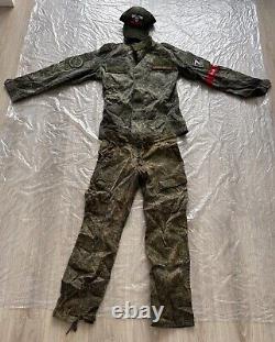 Original Russian Army Soldier Set Uniform Military? Amo Jacket Pants Cap 4 Patch