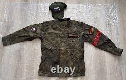 Original Russian Army Soldier Set Uniform Military? Amo Jacket Pants Cap 4 Patch