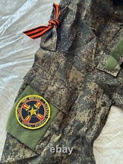 Original Russian Army Soldier Set Uniform Military? Amo Jacket Pants Cap 4 Patch
