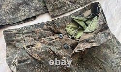 Original Russian Army Soldier Set Uniform Military? Amo Jacket Pants Cap 4 Patch