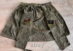 Original Russian Army Soldier Set Uniform Military? Amo Jacket Pants Patch Cap