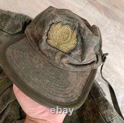 Original Russian Army Soldier Set Uniform Military? Amo Jacket Pants Patch Cap