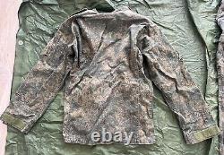 Original Russian Army Soldier Set Uniform Military? Amo Jacket Pants Patch Cap