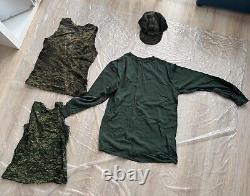 Original Russian Army Soldier Set Uniform Military? Amo Jacket Pants T-shirt Cap