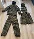 Original Russian Army Soldier Set Winter Uniform Jacket Pants Patch Hat Military