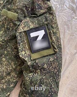 Original Russian Army Soldier Set Winter Uniform Jacket Pants Patch Hat Military