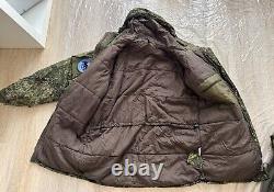 Original Russian Army Soldier Set Winter Uniform Jacket Pants Patch Hat Military