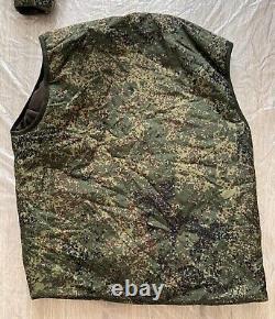 Original Russian Army Soldier Set Winter Uniform Jacket Pants Patch Hat Military