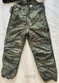 Original Russian Army Soldier Set Winter Uniform Jacket Pants Patch Hat Military