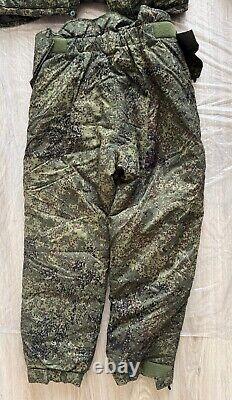 Original Russian Army Soldier Set Winter Uniform Jacket Pants Patch Hat Military