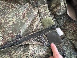 Original Russian Army Soldier Set Winter Uniform Jacket Pants Patch Hat Military