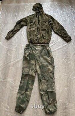 Original Russian Army Soldier Uniform Jacket Pants Patch Camo Military Moss #3