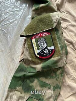 Original Russian Army Soldier Uniform Military? Amo Moss Jacket Pants Cap Patch