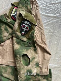 Original Russian Army Soldier Uniform Military? Amo Moss Jacket Pants Cap Patch
