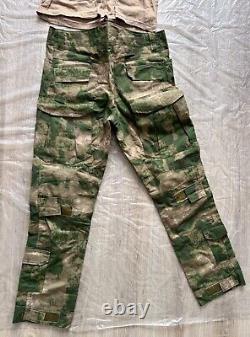 Original Russian Army Soldier Uniform Military? Amo Moss Jacket Pants Cap Patch