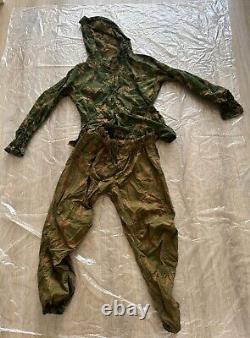 Original Russian Army Soldier Uniform Military? Amo Moss Jacket Pants Patch Rare