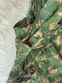 Original Russian Army Soldier Uniform Military? Amo Moss Jacket Pants Patch Rare