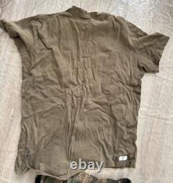 Original Russian Army Soldier Uniform Military? Amo T-shirt Cap Patch Pants Moss
