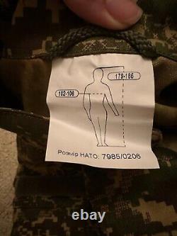 Original Set Ukrainian Army Camouflage Predator Uniform Suit Regular Size XL